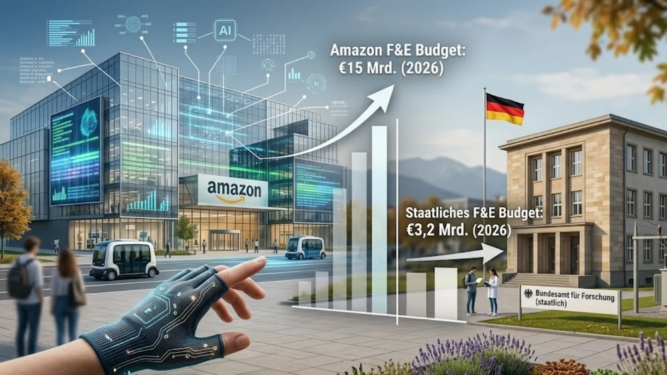 Amazon vs. Bundesregierung: Warum Tech-Riesen die staatliche Forschung abhängen