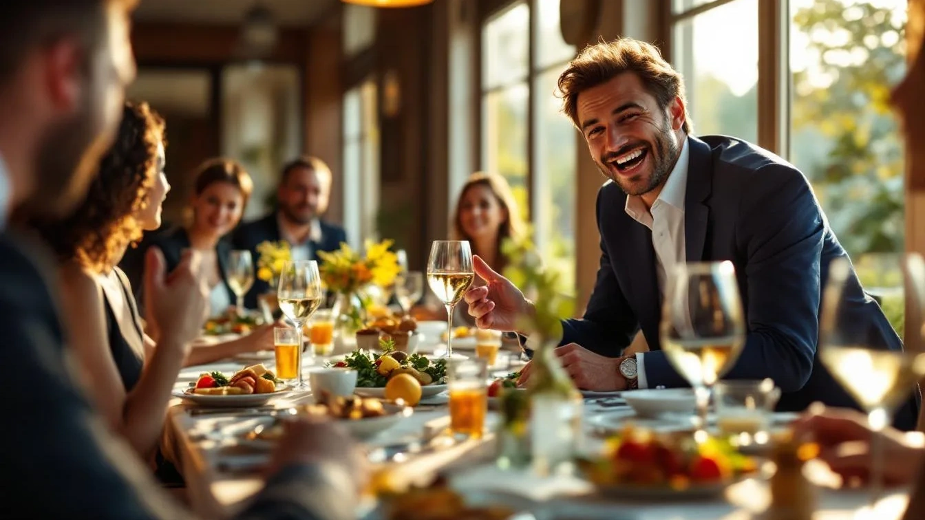 Die „5-Sekunden-Etikette“: Wie Sie peinliches Schweigen bei Geschäftsessen elegant überbrücken