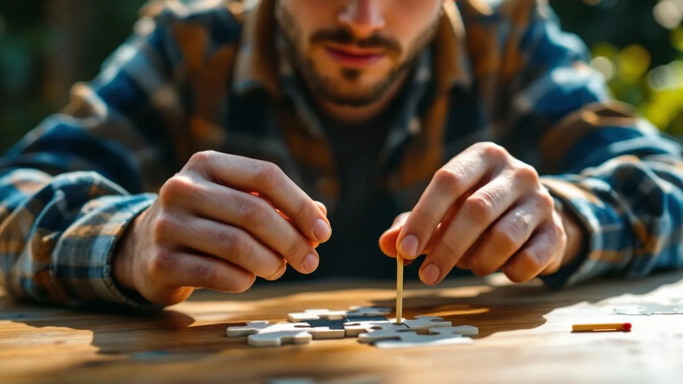 Ich verschob ein Streichholz und löste das knifflige Rätsel in Sekunden