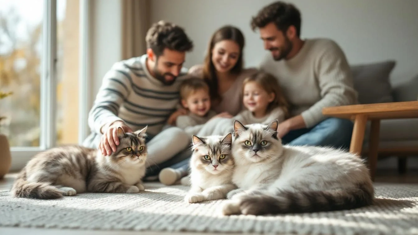 Sanfte Katzenrassen: Welche Tiere besonders gut in ein ruhiges Familienleben passen