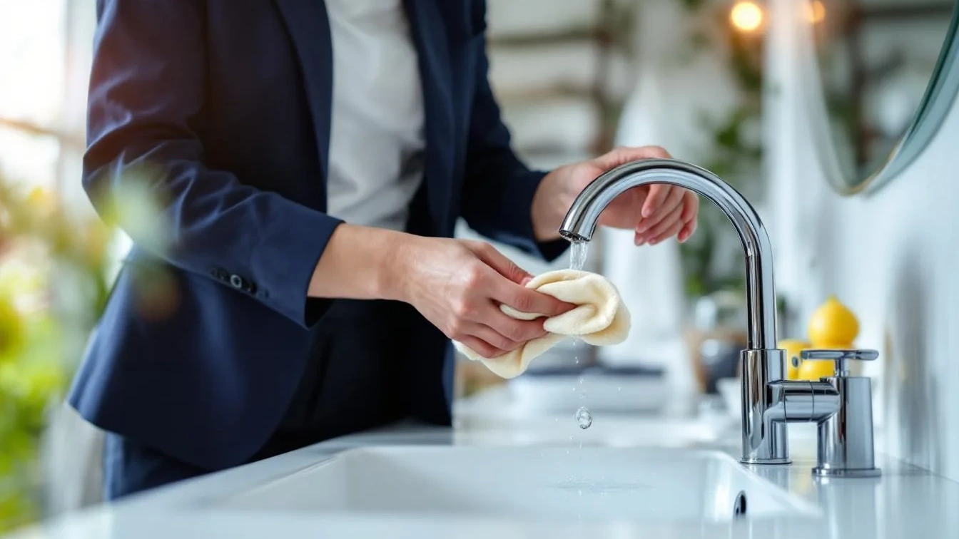 Weder Seife noch Scheuermilch: Ein Fachmann zeigt, wie man Armaturen wirklich reinigt
