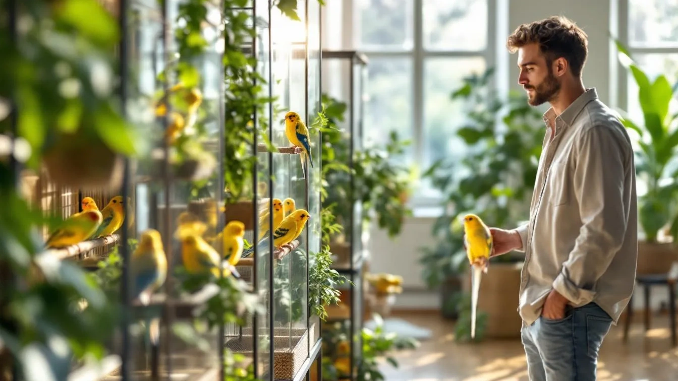 Wellensittiche und Kanarienvögel richtig halten: Warum Käfiggröße und Umgebung entscheidend für ihr Wohlbefinden sind
